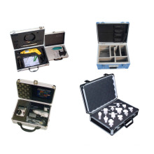 Caja de herramientas de aluminio personalizada con inserto de espuma de corte (XY14188)